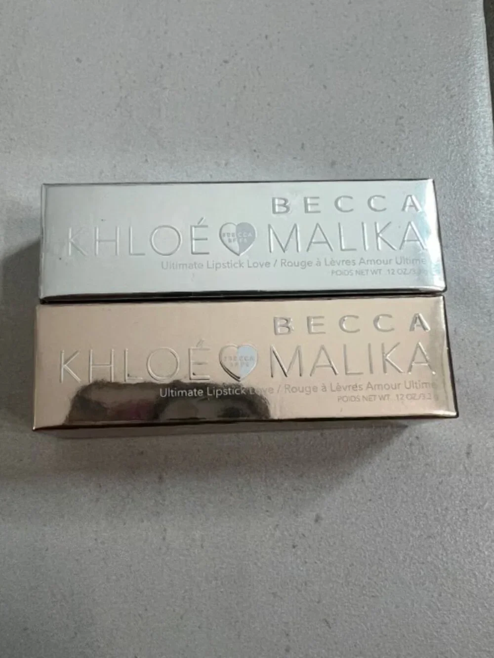Becca lipsticks x Khloe